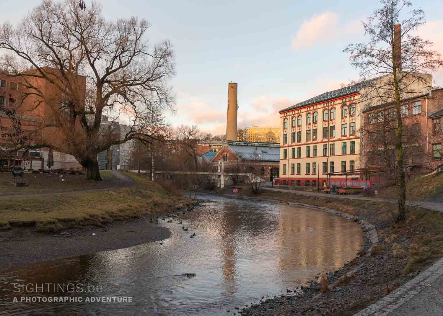 Along the Akerselva river