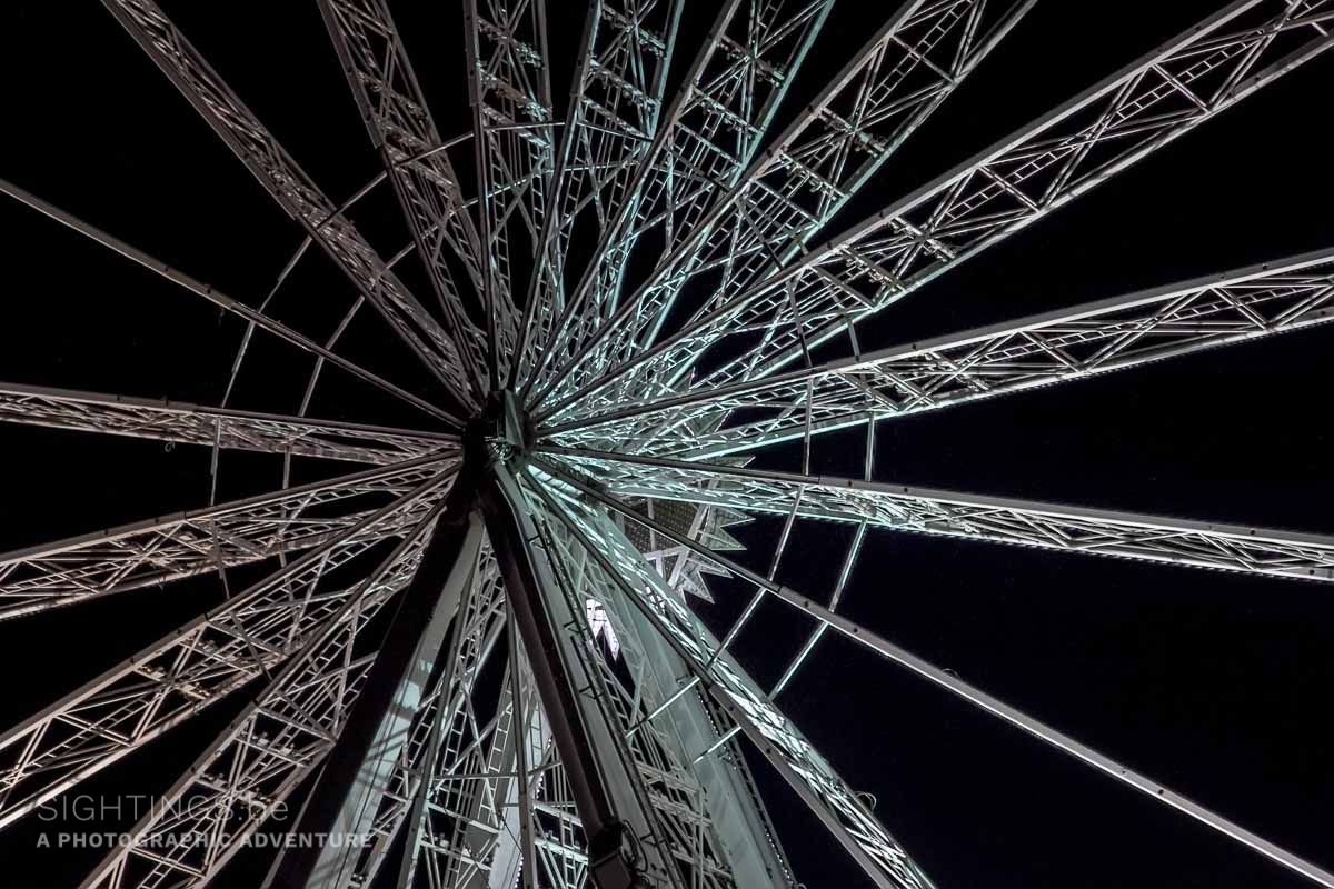 Giant wheel at Angels Christmas Market, Hyde Park