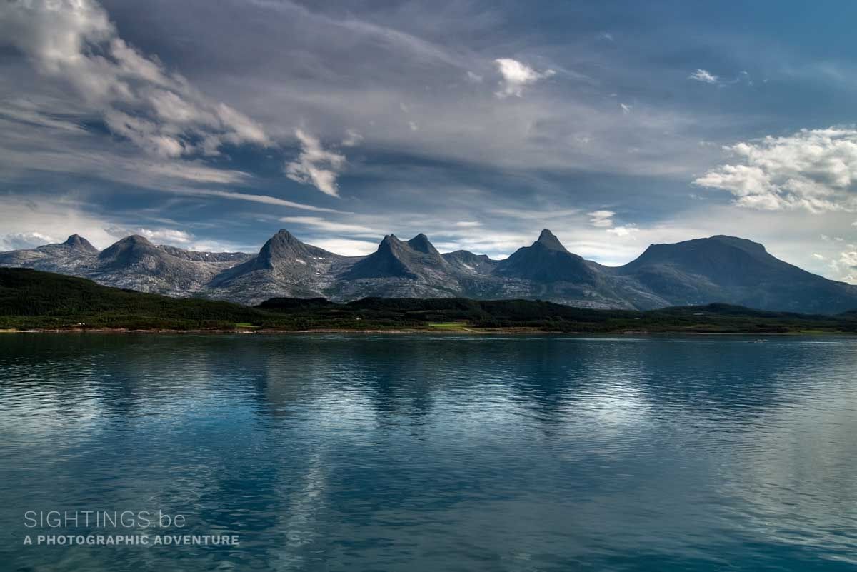 The Seven Sisters mountain range