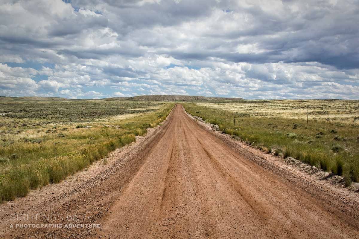 Road near Church Butte